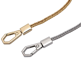 Ланцюжок для сумки з карабіном СК-019 120см колір Нікель