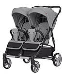 Коляска прогулянкова для двійні CARRELLO Connect CRL-5502, Ink Gray, фото 3