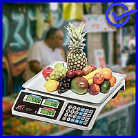 Ваги торговельні електронні Smart DT-809 навантаження до 50 кг, торговельні ваги для зважування овочів, фруктів