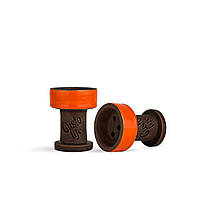 Оригинальная чаша для кальяна ручной работы Gusto Bowls Rook - Orange
