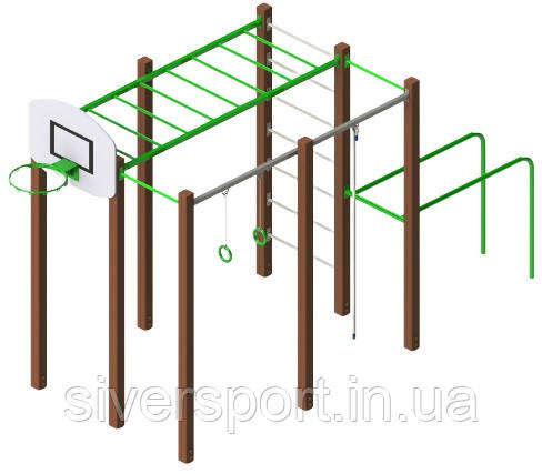 Гімнастичний комплекс "Робін" SiverSport KID672, фото 1