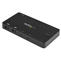 Коммутатор 2 Port USB C KVM Switch - 4K 60Hz HDMI MacBook iPad Pro ThinkPad IdeaPad EliteBook Monitor StarTech