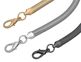 Ланцюжок для сумки з карабіном СК-022 120см колір Нікель