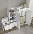 Тумба двохдверна для передпокою 160 см шириною Взуттєвий шафа Сучасна передпокій в коридор з ДСП, фото 2