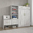 Тумба двохдверна для передпокою 160 см шириною Взуттєвий шафа Сучасна передпокій в коридор з ДСП, фото 3