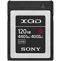 Карта памяти XQD Sony 120GB G Series R440MB/s W400MB/s (QDG120F)