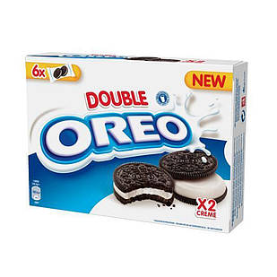 Печиво Oreo Double (Орео) з подвійним ванільним кремом, 170 г.