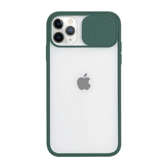 Чохол накладка Matte Color Case Camshield для iPhone 11 Pro Max Dark Green, фото 1