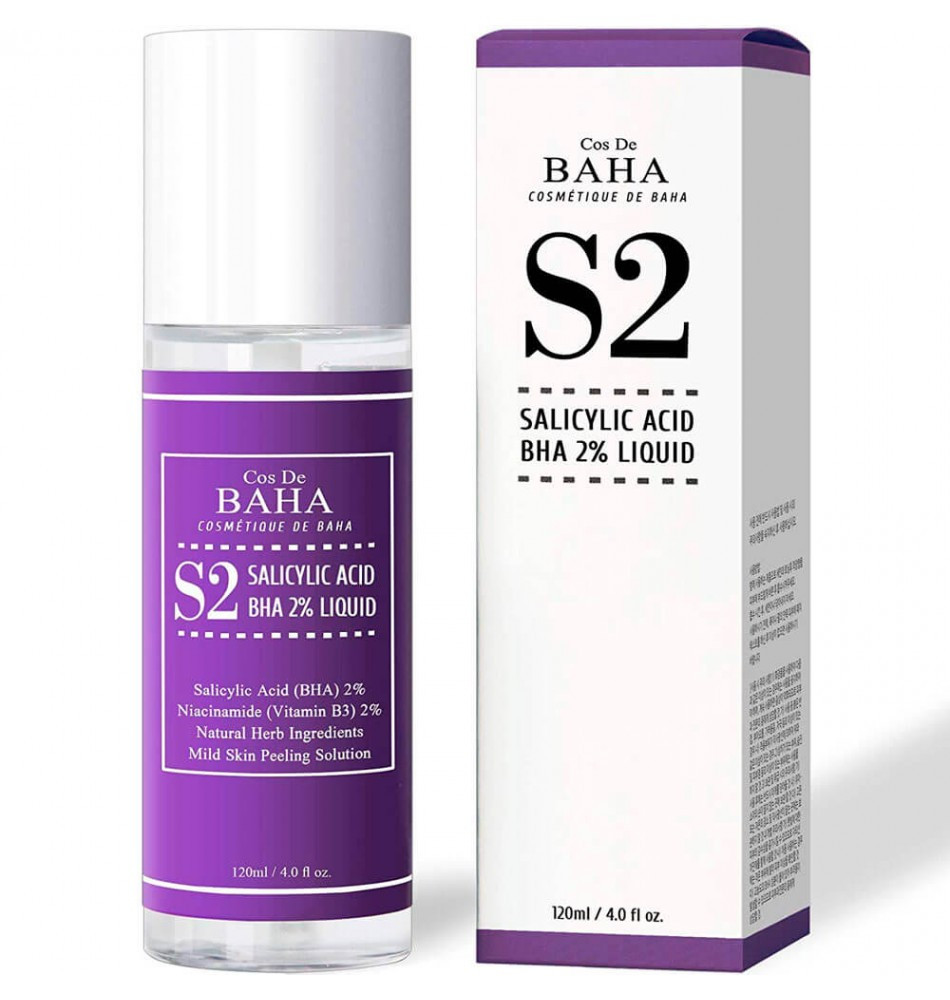 Тонер для проблемної шкіри із саліциловою кислотою CCos De BAHA Salicylic Acid BHA 2% Liquid (S2) 120 мл, фото 1