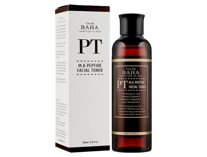 Тонер для обличчя з пептидами Cos De BAHA Cos De BAHA M.A Peptide Facial Toner (PT) 200 мл, фото 1