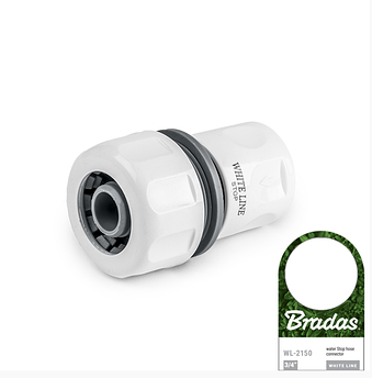 WL-2150 Конектор 3/4", STOP, WHITE LINE (Bradas)