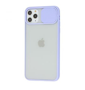 Чохол накладка Matte Color Case Camshield для iPhone 11 Pro Max Glicine, фото 1
