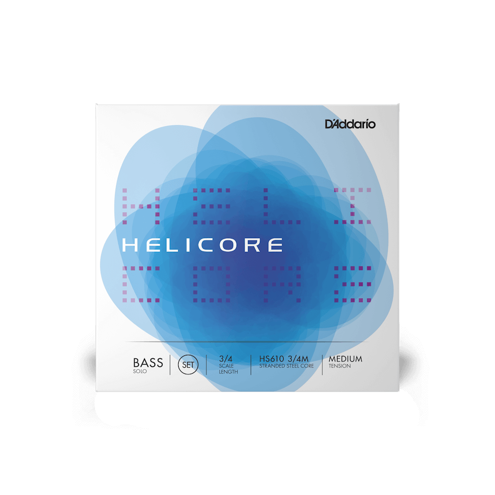 Струни для контрабаса d'addario HS610 3/4M Helicore Solo 3/4M