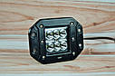 Додаткова світлодіодна LED фара 30Вт Квадратна узький луч (Black), фото 3