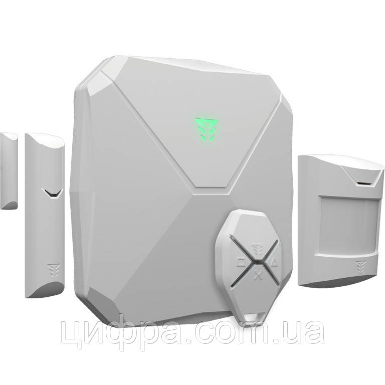 Комплект бездротової охоронної системи Tiras Orion NOVA X Basic kit White