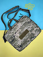 Тактическая сумка чехол для ноутбука 16" Пиксель Тактический армейский чехол для ноутбука
