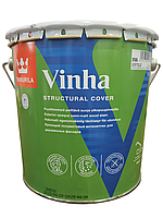 Tikkurila Vinha - кроющий полуматовый антисептик для деревянных фасадов (База VVA), 2,7 л