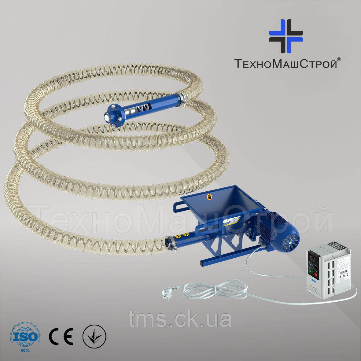 Гнучкий шнековий транспортер(навантажувач) 12 м.(220 В.)