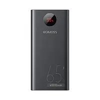 Power Bank ROMOSS PEA40 Pro 40000mAh 65W (Портативна батарея кабель Type-C інструкція)