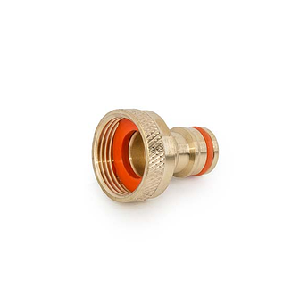 BR-2195 Адаптер латунний на кран з внутрішньою різьбою 3/4", BRASS (Bradas)