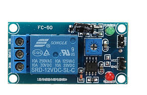 Датчик із реле для визначення вологості ґрунту