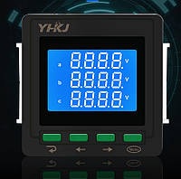 Трехфазный ваттметр YH120Y-D переменного тока с ЖК дисплеем+ три трансформатора тока