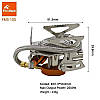Компактний туристичний пальник з металевим шлангом (для кемпінгу та подорожей), фото 7