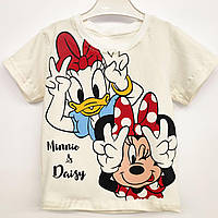 Летняя футболка для девочки Микки