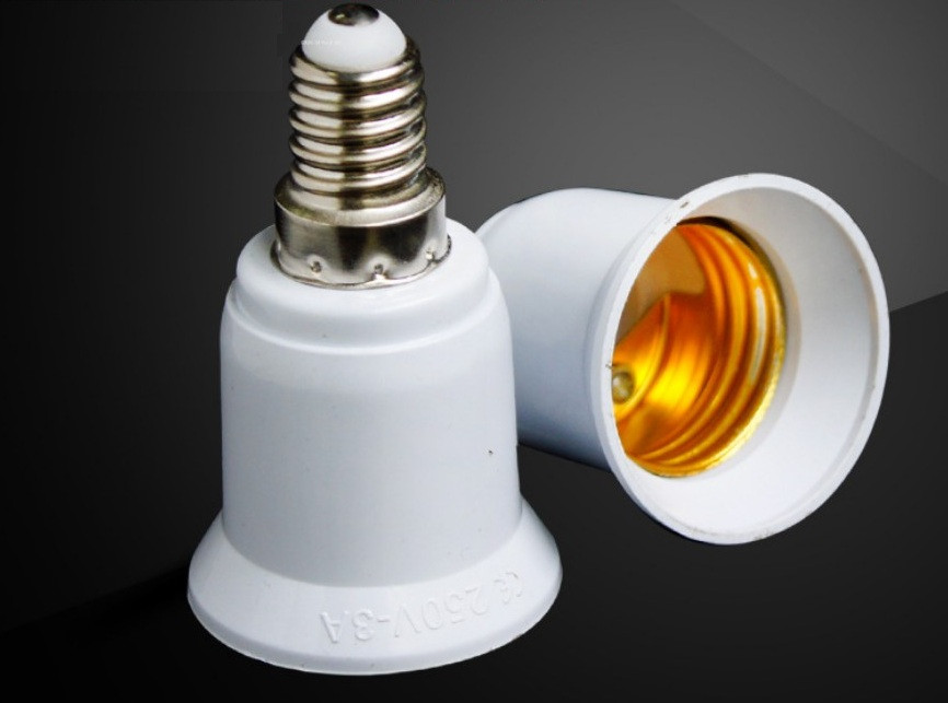 Перехідник цоколь E14 на E27 (ID#1856414600), ціна: 17.20 ₴, купити на ...