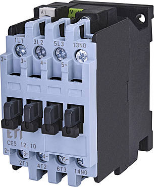 Контактор CES 12.10 (5,5 kW) 230V AC, 1НВ, 4646522 ETI, фото 1