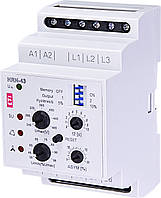 Реле контроля напряжения HRN-43 400V AC (3F, 2x16A_AC1) без нейтрали