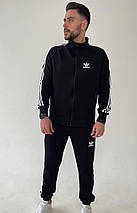 Спортивний костюм чоловічий Adidas Адідас Туреччина весна осінь комплект футболка + кепка, фото 2