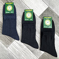 Носки мужские хлопок с сеткой ёлочка Premium, Житомир, размер 31, ассорти, 08680