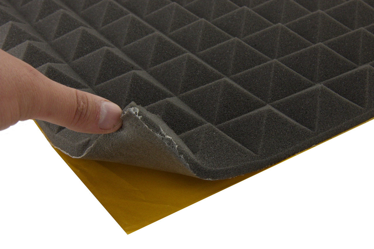 Шумопоглинач ACOUSTICS Piramide 30, самоклейка, товщ. 30мм, лист 100x50см