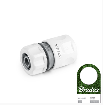 WL-2130 Конектор 3/4" - STANDARD, WHITE LINE (Bradas)