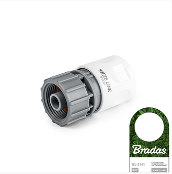 WL-2141 Конектор STOP з внутрішньою різьбою 3/4", WHITE LINE (Bradas)