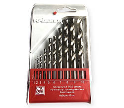 Набір свердел по металу HAISSER від 1 - до 10