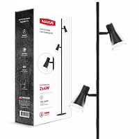 Спот світильник на 2 лампи MAXUS MSL-02F 2x4W 4100K чорний; 2-MSL-20841-FB