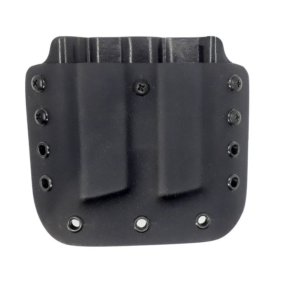 Паучер подвійний під магазин ПМ на ремінь (кайдекс, чорний) ASG