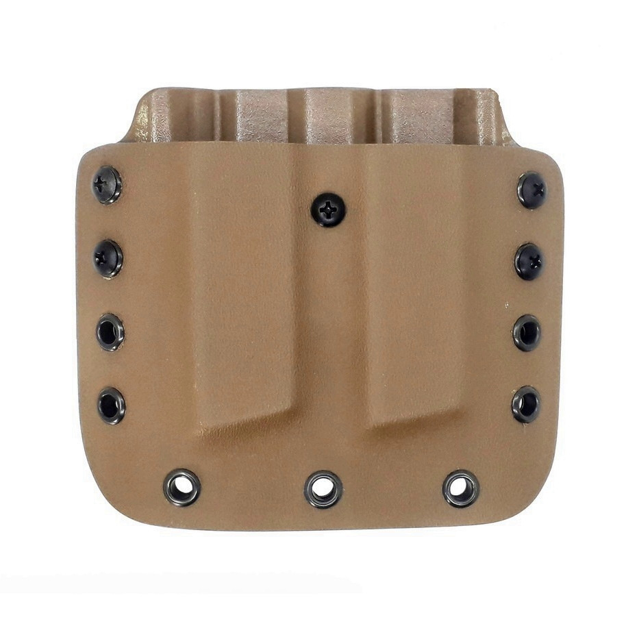 Паучер подвійний під магазин ПМ на ремінь (кайдекс, койот) ASG
