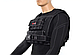 Жилет обтяжувач з вагою 20 кг для тренувань та бігу MegaShape чорний Shopik, фото 10
