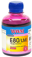 Чернила WWM для Epson L800 200г Light-Magenta Водорастворимые (E80/LM) светостойкие