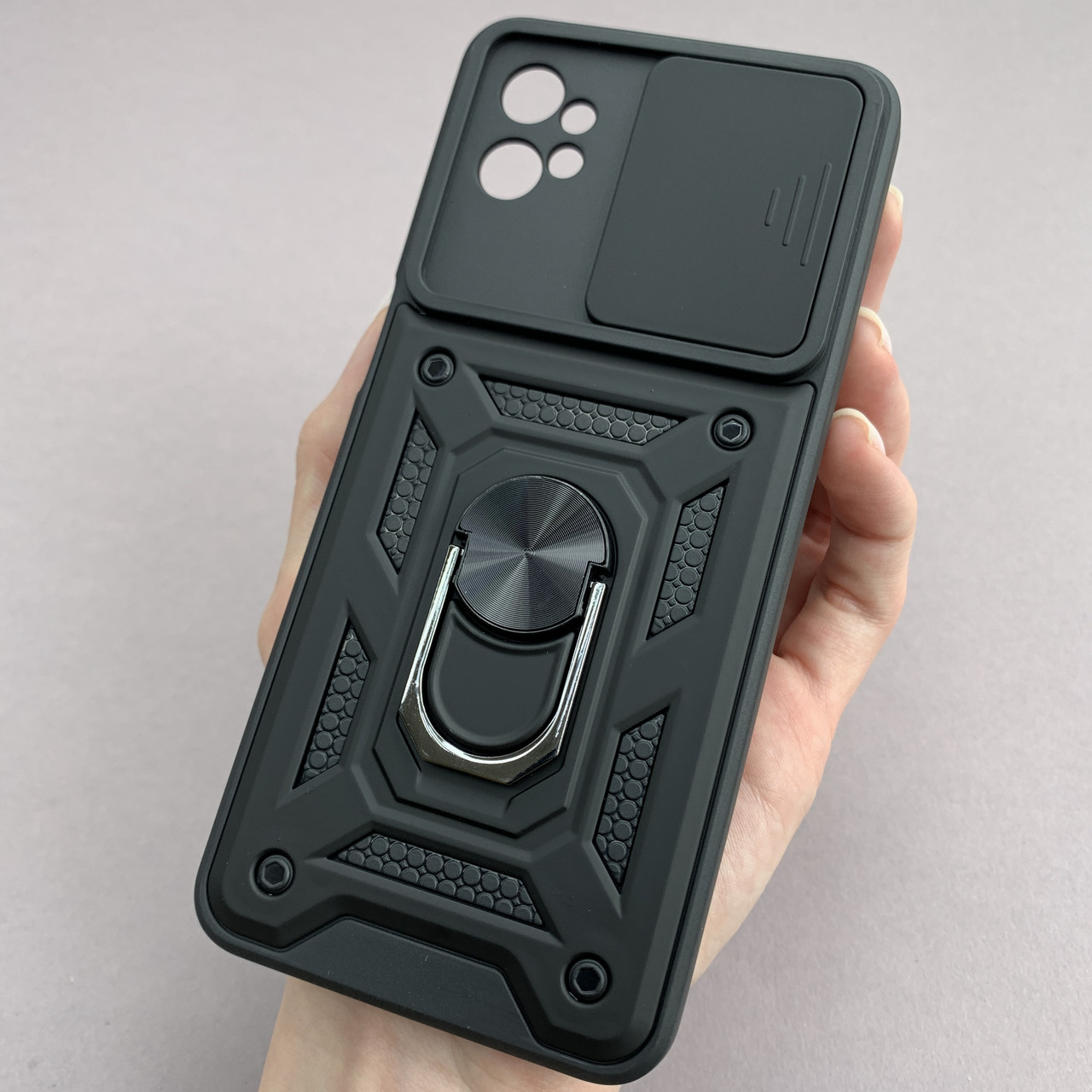 Чохол для Motorola G32 протиударний із шторкою з кільцем чохол на телефон моторола г32 чорний crt