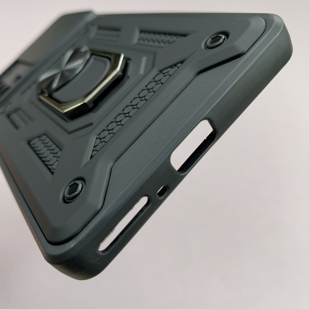 Купить Чехол для Motorola Edge 20 противоударный со шторкой с кольцом ...