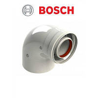 Коаксіальне коліно 90гр. BOSCH AZ 393, д.60-100 мм, арт 7736995079