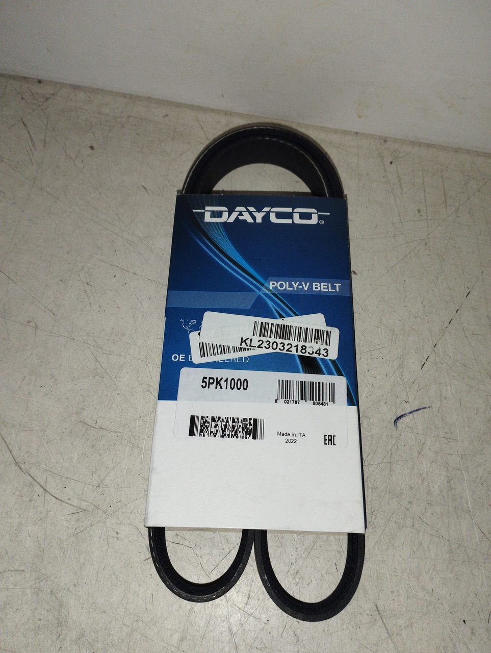 Dayco Ремінь полікліновий 5pk1000