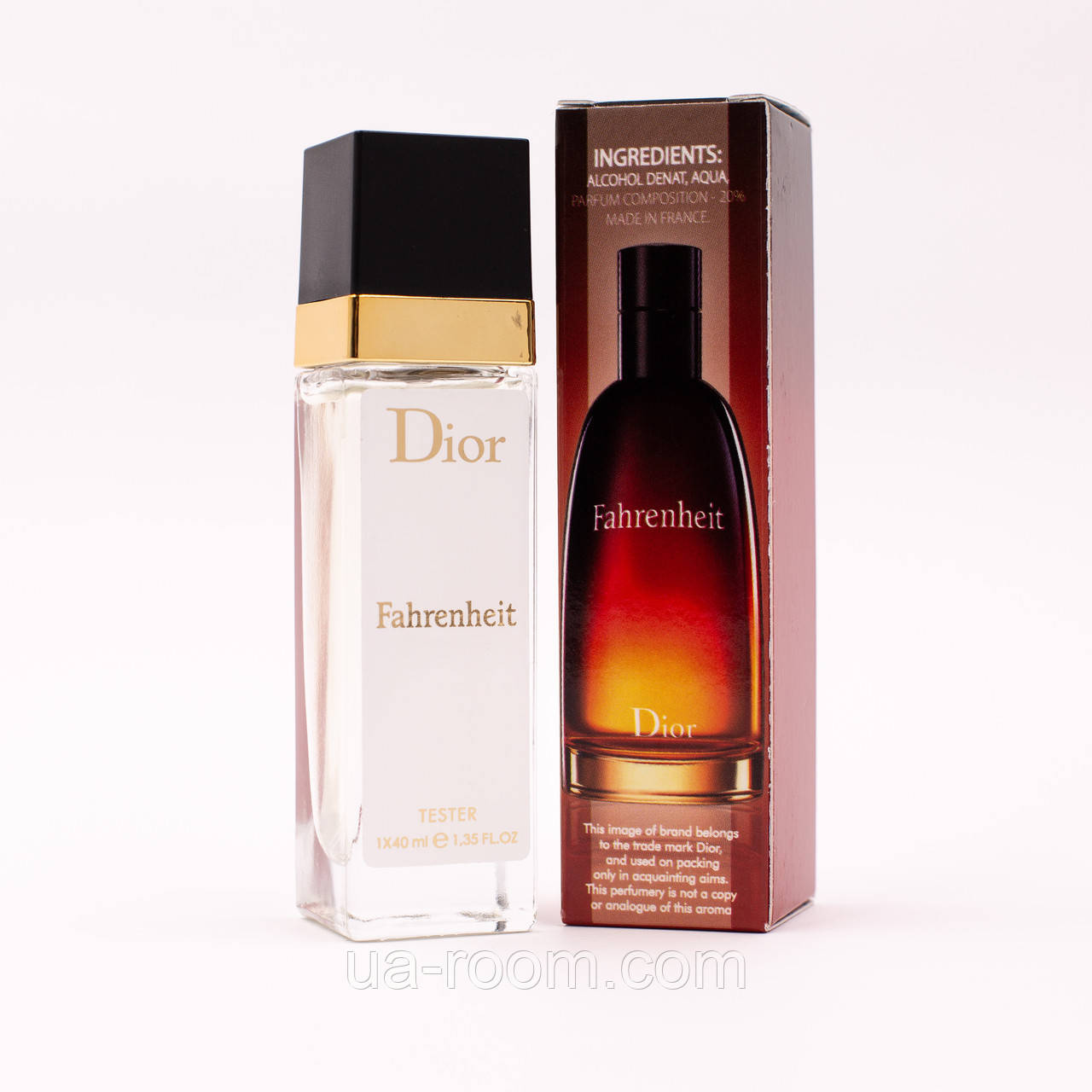 Тестер чоловічий Christian Dior Fahrenheit, 40 мл, фото 1