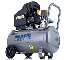 Компресор масляний для будинку 50л MAJSTER POLSKA MP-0062 50 л 8 бар 1,3 кВт масляний компресор 50л, фото 2