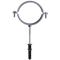 Гомут у складі CR 3 (85-94м) з гвинттом-шурупом 8*100 і дюбелем в уп., сірий