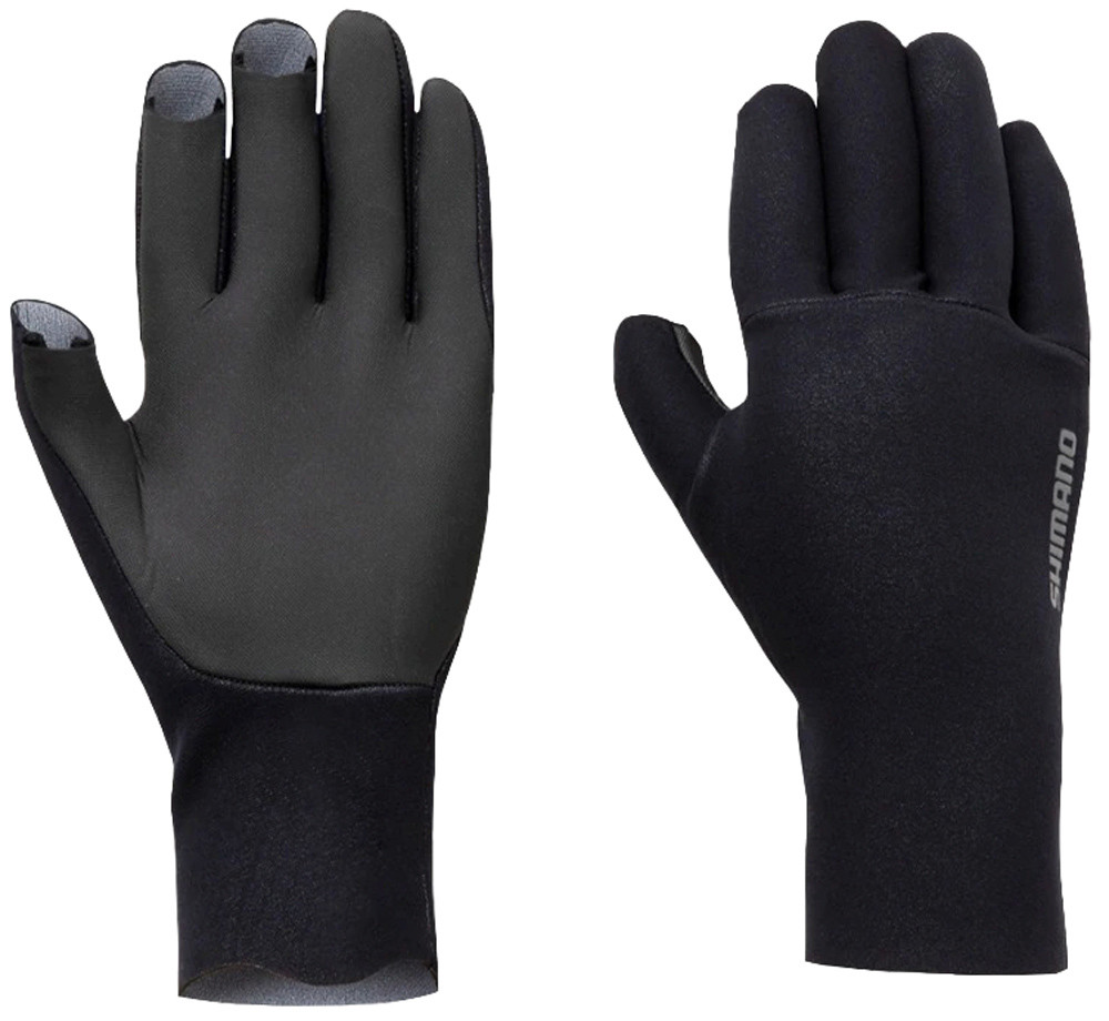Рукавиці Shimano Chloroprene EXS 3 Cut Gloves к:black